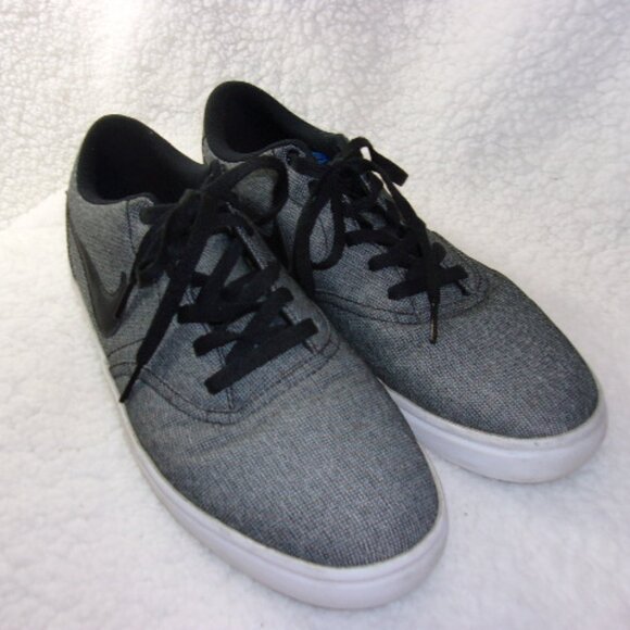 S-134 MENS NIKE CHECK SOLARSOFT CANVAS SB SNEAKERS - Picture 1 of 13